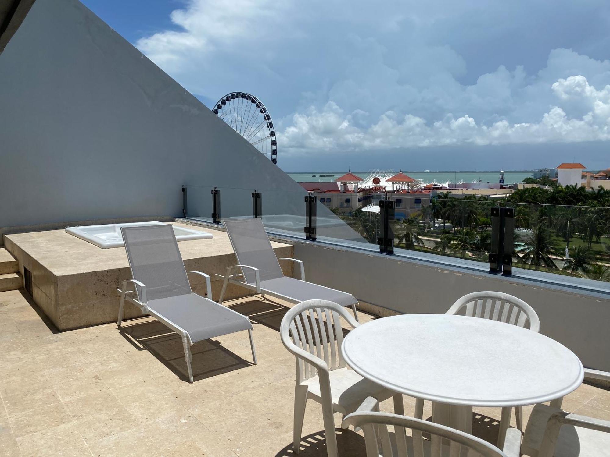 Condo In Ocean Front Resort Cancún Quarto foto